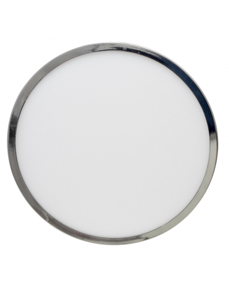 Downlight 20w 4000k Cromo Porvenir 1920lm 1x23x23 Cm De Empotrar Corte Ajustable 5-21 Cm
