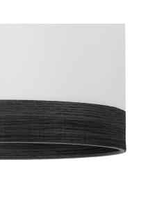 Ventilador Dc 24w Olga Blanco/mad.negra-negro 3 Aspas 6 Vel. 2390lm 3 Colores, Remoto,memoria,temporizador 70d 2