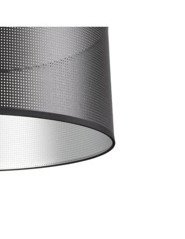 Pie Salon Anastasia 1xe27 Negro/negro-plata 159x40x40 Cm