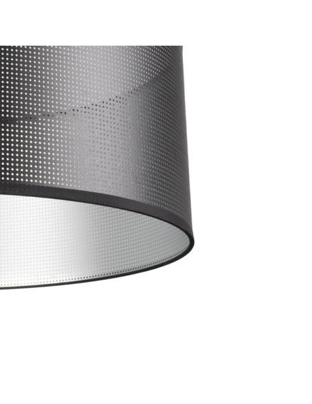 Pie Salon Anastasia 1xe27 Negro/negro-plata 159x40x40 Cm