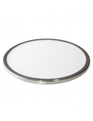 Downlight 20w 4000k Cromo Porvenir 1920lm 1x23x23 Cm De Empotrar Corte Ajustable 5-21 Cm