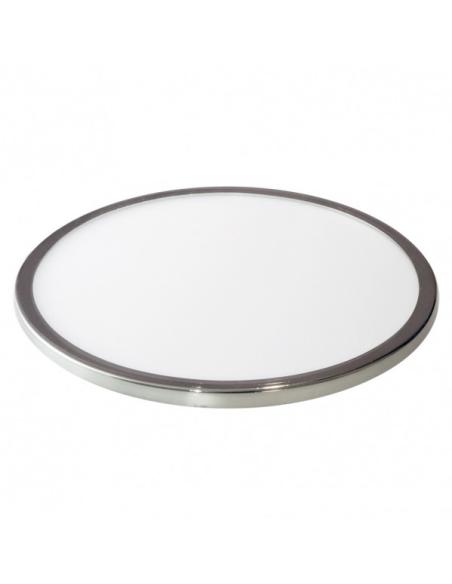 Downlight 20w 4000k Cromo Porvenir 1920lm 1x23x23 Cm De Empotrar Corte Ajustable 5-21 Cm