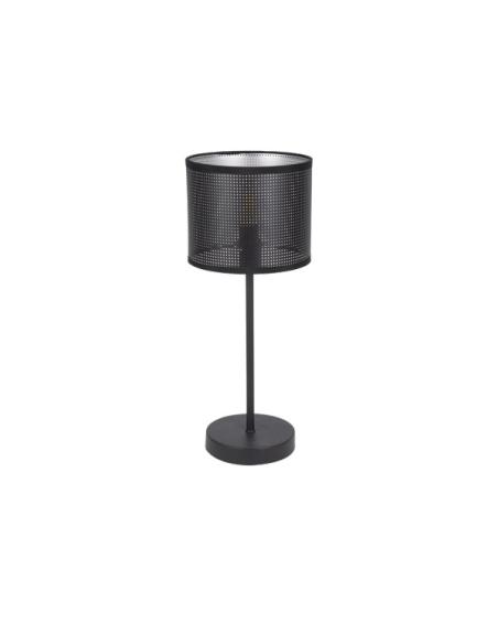 Sobremesa Anastasia 1xe14 Negro/negro-plata 42,5x17x17 Cm
