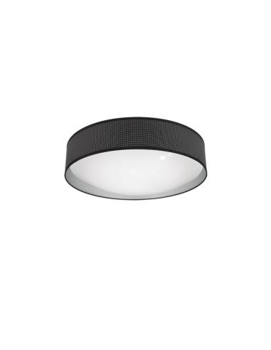 Plafon 72w Anastasia Negro/plata 5616lm 15x49x49 Cm 3000-4000-6500k