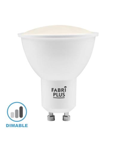 Bombilla Gu10 Dicroica 8w 4000k Fabriplus Dimable 760lm 5,8x4,9x4,9 Cm
