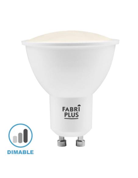 Bombilla Gu10 Dicroica 8w 4000k Fabriplus Dimable 760lm 5,8x4,9x4,9 Cm