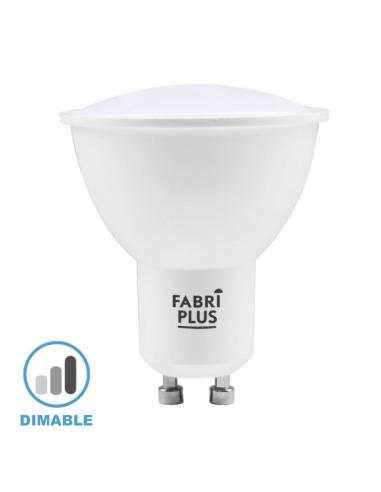 Bombilla Gu10 Dicroica 8w 6000k Fabriplus Dimable 760lm 5,8x4,9x4,9 Cm