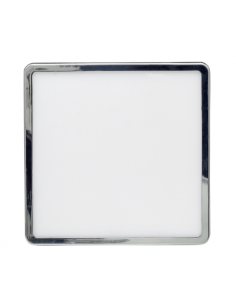 Downlight 15w 4000k Cromo Providencia 1280lm 1x17,5x17,5 Cm de Empotrable Corte Ajustable 5x5-15,58x15,58 Cm 2