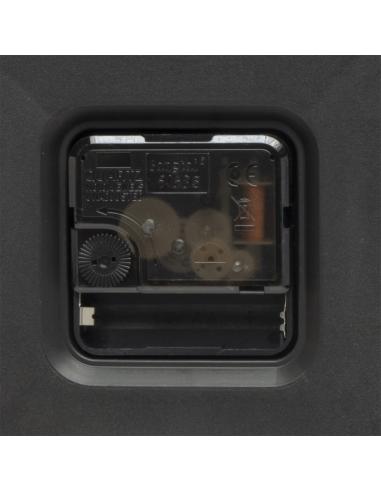 Reloj De Pared Hera Plata 30d Movimiento Continuo