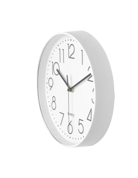 Reloj De Pared Minuto Blanco 25d Mov.continuo
