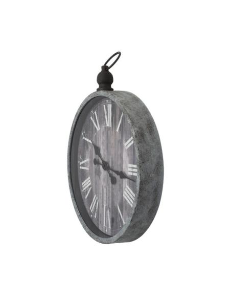 Reloj De Pared Velvet Rustico 44x37,5x6cm Agujas Retro