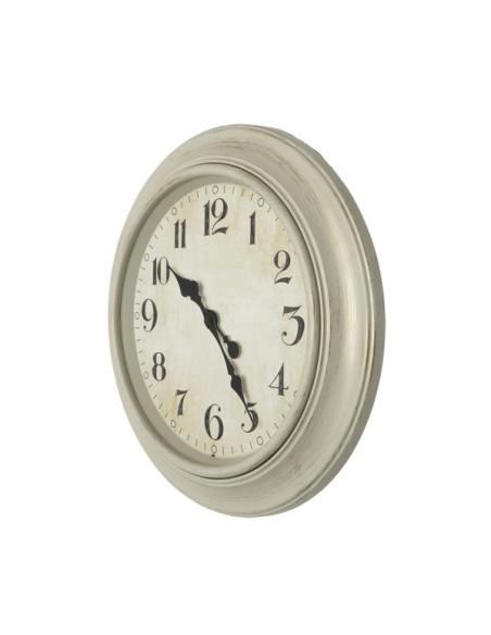 Reloj De Pared Lamba Blanco 46d Agujas Retro