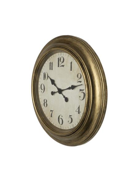 Reloj De Pared Lamba Oro 46d Agujas Retro