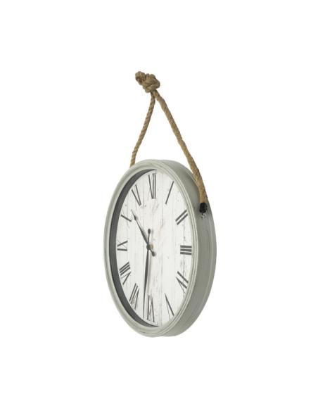 Reloj De Pared Zaman Blanco 50d C/cuerda  Agujas Espada