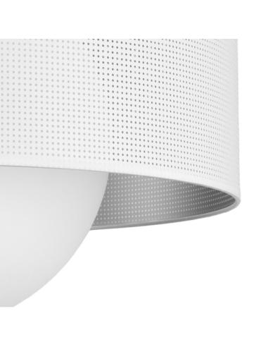Colgante Cosmico 1xe27 Niquel/blanco-plata Regx50x50 Cm