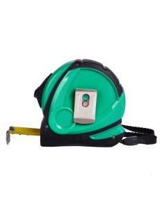 Cinta Metrica Espacio 10mx25mm Negr/verde Clip,asa Enganche Magnetico,bloqueo Y Ergonomico 2
