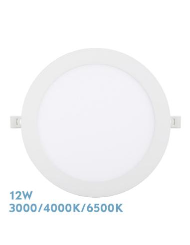 Downlight Empotrar Silex 12w 3000-4000-6500k Blanco 1080lm Redondo 17d Corte 15d
