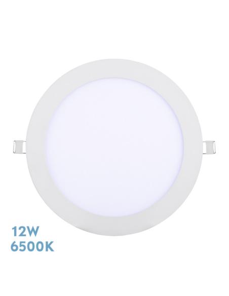 Downlight Tanzanita 12w 6500k Blanco 1080lm 1,3x16,5x16,5 Cm Corte 15d