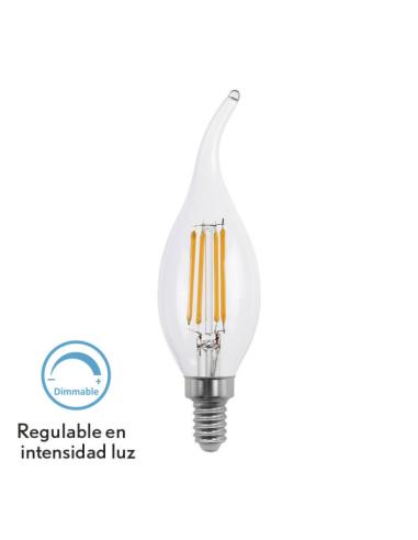 Bombilla Filamento Bohemia Clara 4w Regulable E14 400lm 11,5x3,5d 2700k