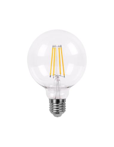Bombilla Filamento Globo 13x9,5d 8w Clara E27 880lm 2700k