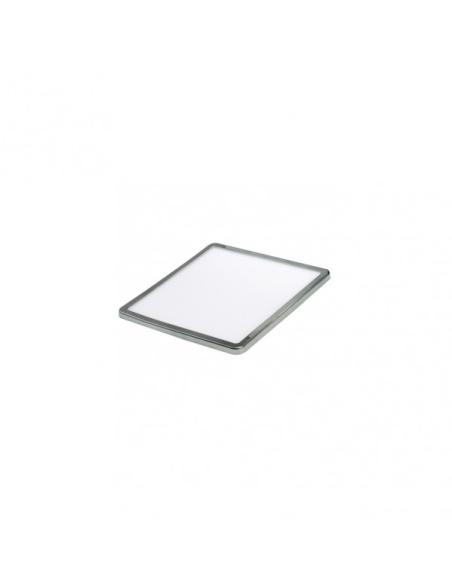 Downlight 8w 5500k Cromo Providencia 586lm 1x11,8x11,8 Cm De Empotrar Corte  Ajustable 4,5x4,5-8x8 Cm