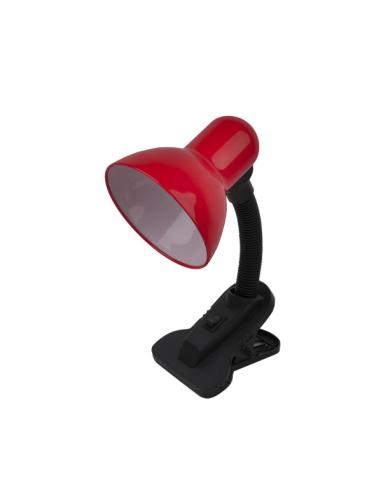 Flexos Yezco 1xe27 Rojo Fijacion c/pinza Flexible Orientable 26x11,5x12 Cm