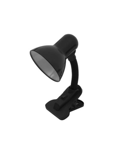 Flexos Yezco 1xe27 Negro Fijacion c/pinza Flexible Orientable 26x11,5x12 Cm