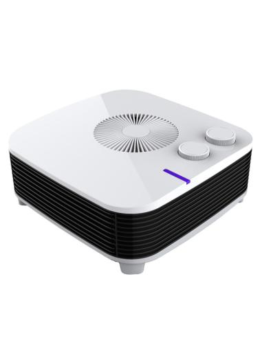 Termoventilador Electrico Estilo 2000w Blanco Horizontal 2potenc.3funciones Termost.reg. 11,5x26x26 Cm