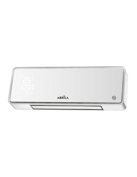 Split Ceramico Invierno 2000w Blanco Cristal 2potencias 3funciones Ptc De Seg.remoto Temporiz.18,7x53,8x12,3cm