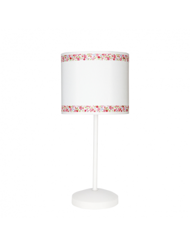 Sobremesa Cenefa Blanco/rosa 1xe14