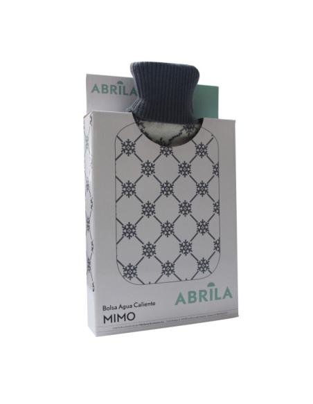 Bolsa Agua Caliente Mimo 1,7l Forro Bla/gris Copos  20x32x4 Cm Flexible Y Agradable Al Tacto