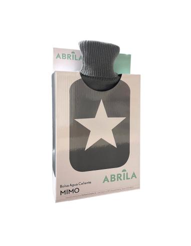 Bolsa Agua Caliente Mimo 1,7l Forro Bla/gris Estrella 20x32x4cm Flexible Agradable Al Tacto