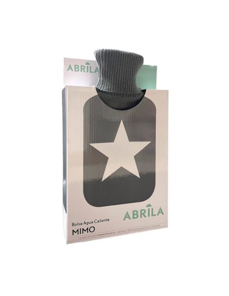 Bolsa Agua Caliente Mimo 1,7l Forro Bla/gris Estrella 20x32x4cm Flexible Agradable Al Tacto
