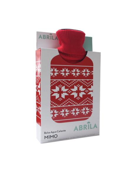 Bolsa Agua Caliente Mimo 1,7l Forro Rojo Navidad 20x32x4 Cm Flexible Y Agradable Al Tacto