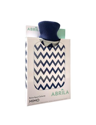 Bolsa Agua Caliente Mimo 1,7l Forro Azul Borlon 20x32x4 Cm Flexible Y Agradable Al Tacto