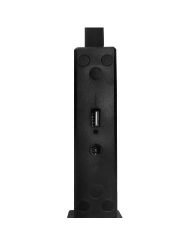 Flexo Pandeo 7w 3000-4500-6000k Negro 595lm Usb  Tactil,memoria,int.regulable 62x17,5x17,5cm