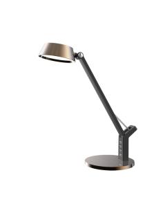 Flexo Goya Cobre/negro 8w 590lm 3000k, 4000k, 6500k Regulable Intensidad Puerto USB Tactil 40,4x17,1x31,6 Cm