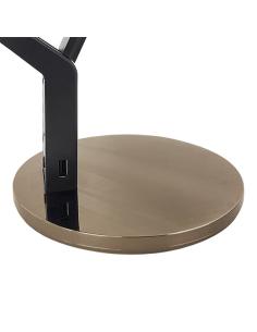 Flexo Goya Cobre/negro 8w 590lm 3000k, 4000k, 6500k Regulable Intensidad Puerto USB Tactil 40,4x17,1x31,6 Cm 2