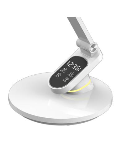 Flexo Hamlet Blanco 10w 800lm 3000-4500-6000k Hora Reg.intensidad Aviso Descanso 44,3x19,1x28,3cm