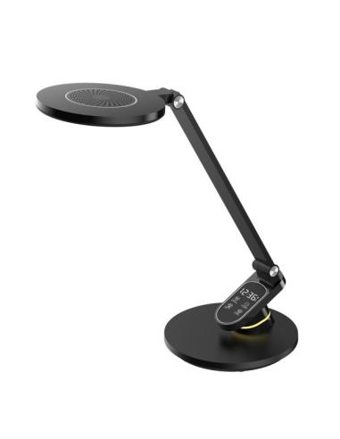 Flexo Hamlet Negro 10w 800lm 3000-4500-6000k  Hora Reg.intensidad Aviso Descanso 44,3x19,1x28,3cm