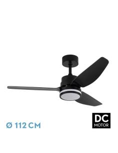 Ventilador Jarama DC negro Ø112 cm LED con mando | Luzmovil 2