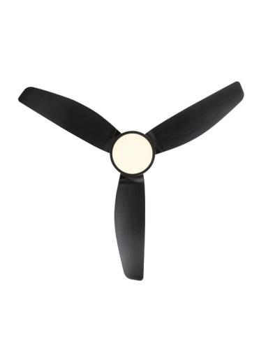 Ventilador Dc Jarama 20w Negro 3asp.6velocidades 3000-4000-6500k 2350lm Remoto,memoria,temperatura 112d