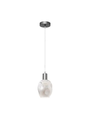 Colgante Meteoro 1xe27 Cromo/fume Regx16 5 Oquedades
