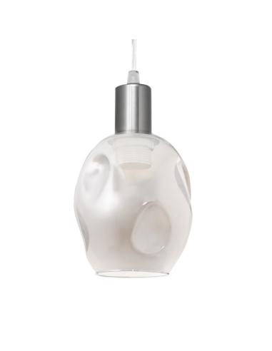 Colgante Meteoro 1xe27 Cromo/fume Regx16 5 Oquedades