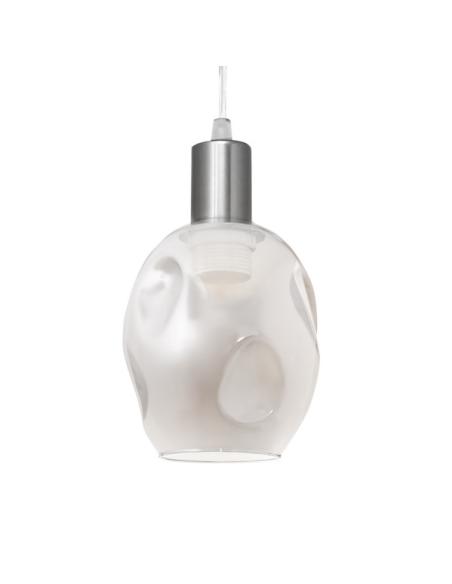 Colgante Meteoro 1xe27 Cromo/fume Regx16 5 Oquedades