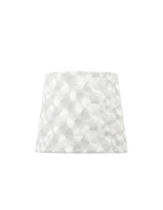 Pantalla Fatima Pinza 15dx8dx12htejido Blanco Nacar