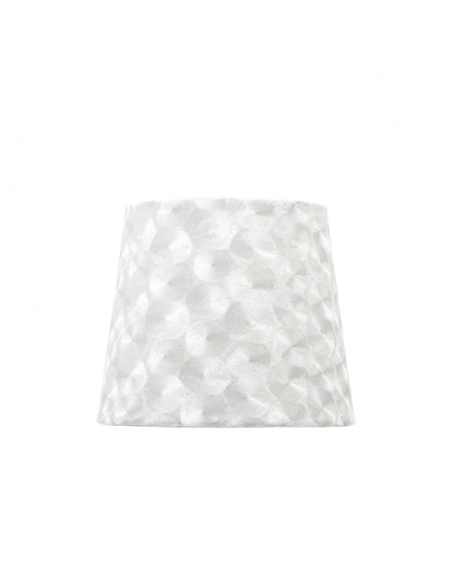 Pantalla Fatima Pinza 15dx8dx12htejido Blanco Nacar