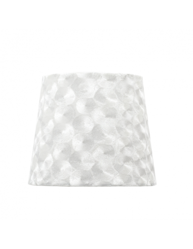Pantalla Fatima E27 25dx13dx19h Tejido Blanco Nacar