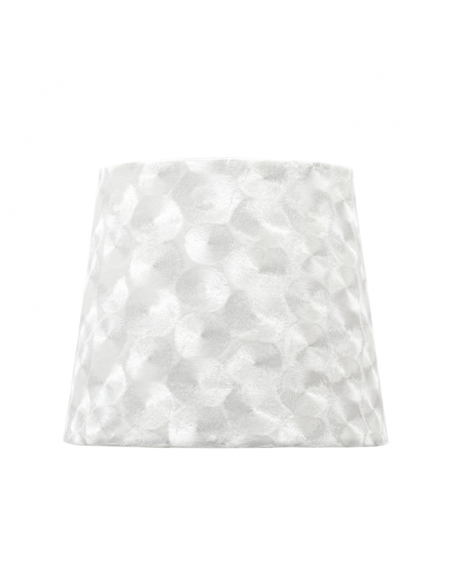 Pantalla Fatima E27 30dx15dx20htejido Blanco Nacar