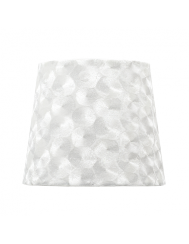 Pantalla Fatima E27 35dx18dx23htejido Blanco Nacar